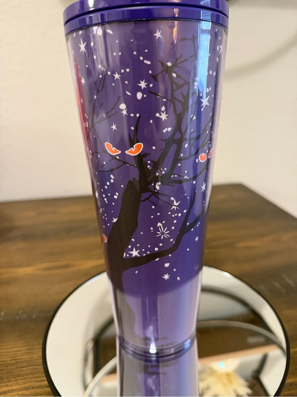 Starbucks 2022 Glow in the dark cat Halloween tumbler 24oz